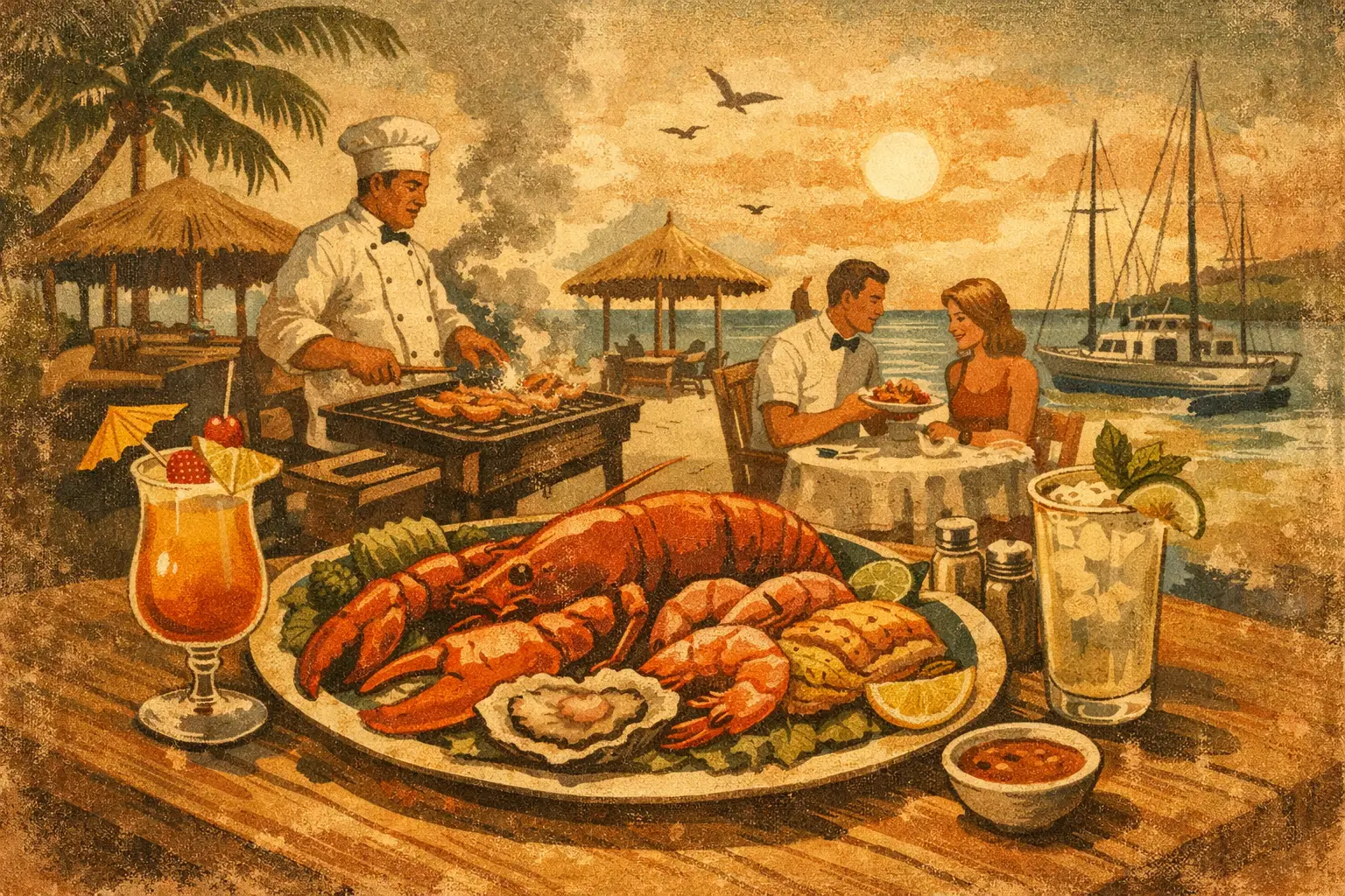 Fresh Local Seafood Aruba Restaurant Guide